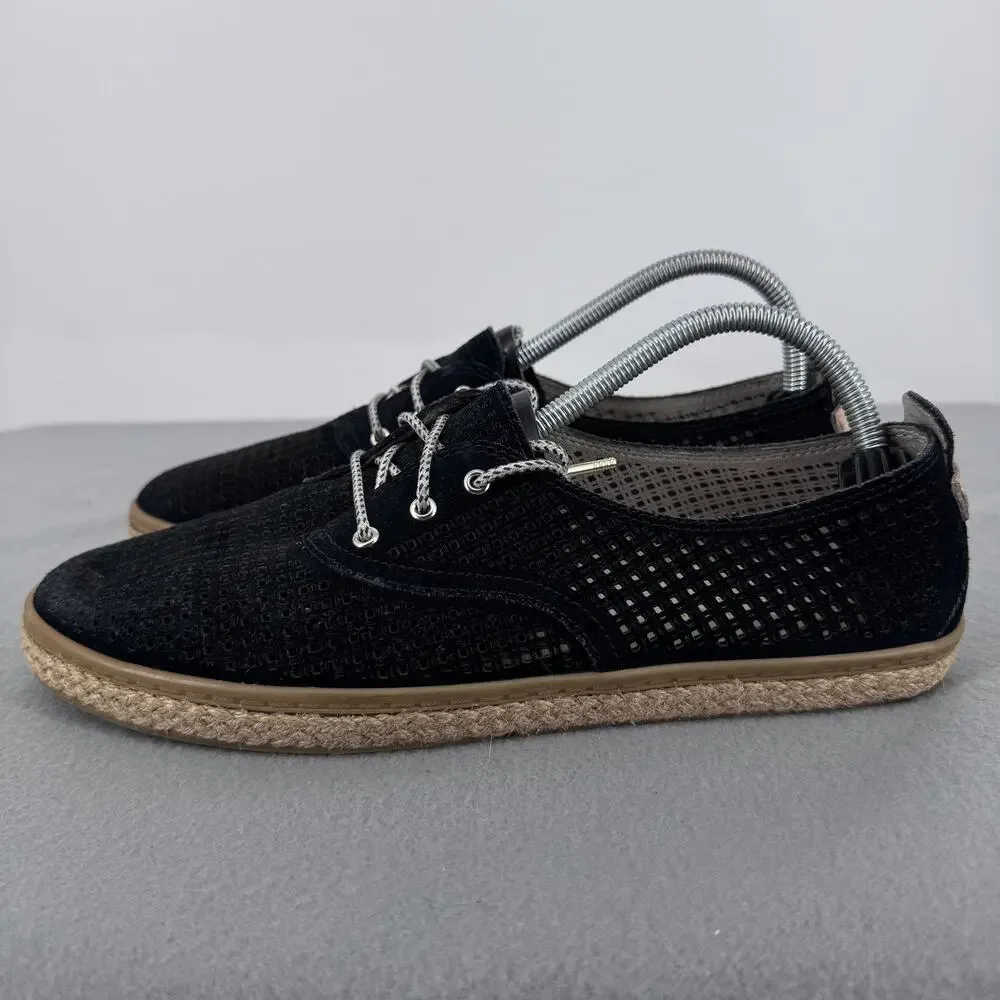 Cole Haan Pinch Maine Clam Oxfords Womens 10 Black Grand OS Espadrille Boat Shoe